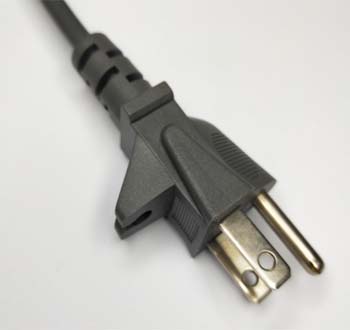 HSC-203B NEMA 5-15P Straight Plug (Cord Grip)